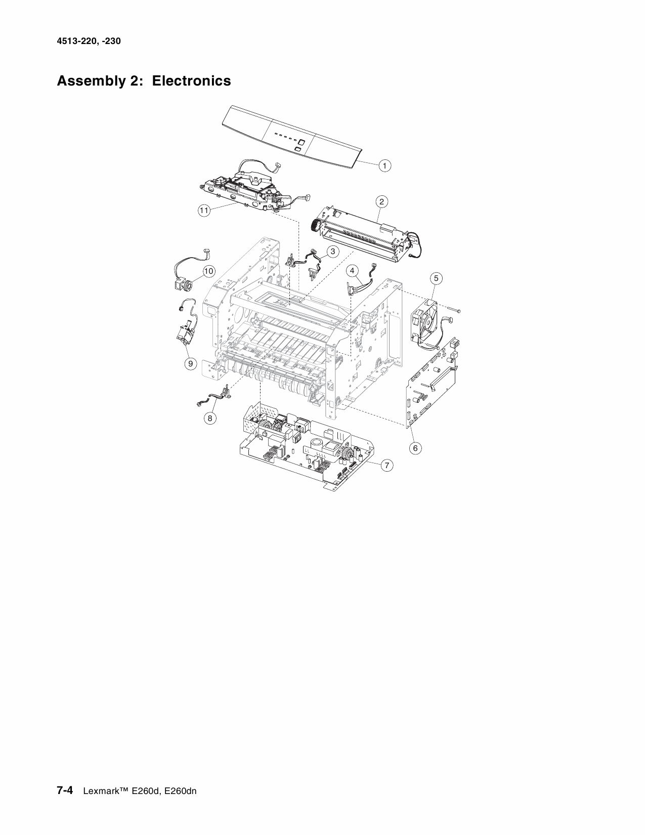 Lexmark E E260d E260dn 4513 Service Manual-5